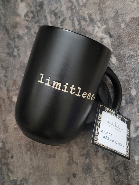 Nicole Miller Other - Nicole Miller Black Ceramic 'limitless' Matte Mug